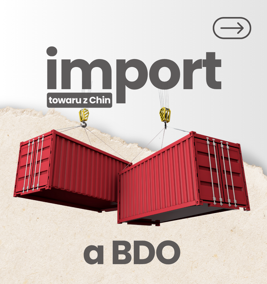Import z Chin a BDO – grafika